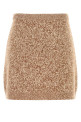Двоколірна міні-спідниця з суміші натуральної вовни VERSACE (10203811A15451)