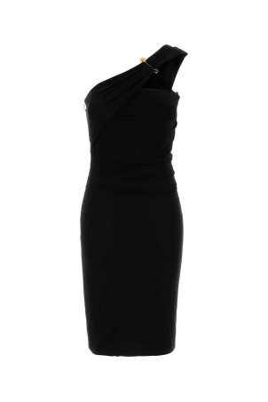 Чорна сукня з одним плечем з крепу VERSACE (10208111A14475) Чорна сукня з одним плечем з крепу VERSACE (10208111A14475)