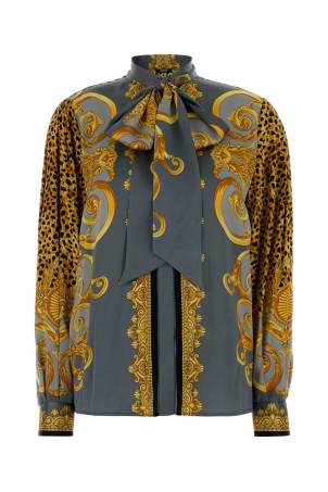 Printed silk shirt VERSACE (10216371A16262)