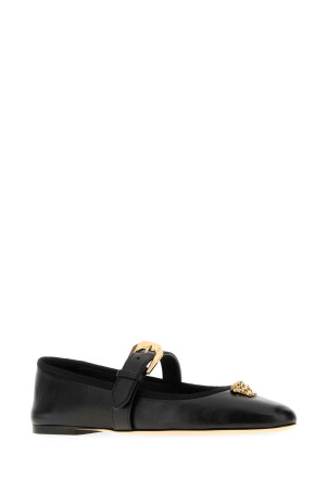 Black nappa leather ballerinas VERSACE (10217101A16243) Black nappa leather ballerinas VERSACE (10217101A16243)