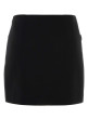 Чорна вовняна міні-спідниця VERSACE (10217771A12789)