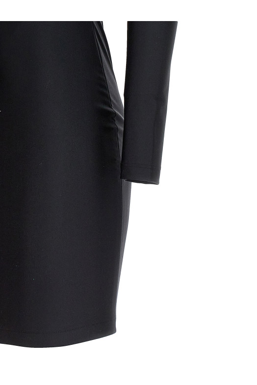 Сукня з одним вирізом на плечі Чорна BALENCIAGA (746152TNV431000) Сукня з одним вирізом на плечі Чорна BALENCIAGA (746152TNV431000)