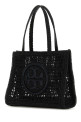 Black raffia small Ella shopping bag TORY BURCH (158040) Black raffia small Ella shopping bag TORY BURCH (158040)