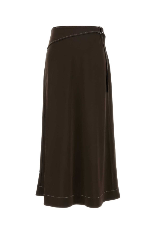 Brown viscose skirt TORY BURCH (170771) Brown viscose skirt TORY BURCH (170771)