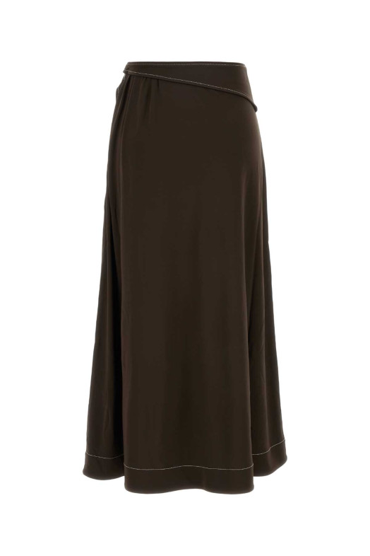 Brown viscose skirt TORY BURCH (170771) Brown viscose skirt TORY BURCH (170771)