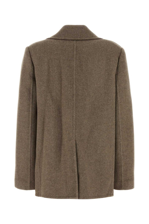 Dove grey wool blend coat TORY BURCH (176371) Dove grey wool blend coat TORY BURCH (176371)