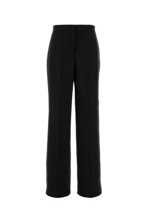Black stretch wool wide-leg pant TORY BURCH (182215)