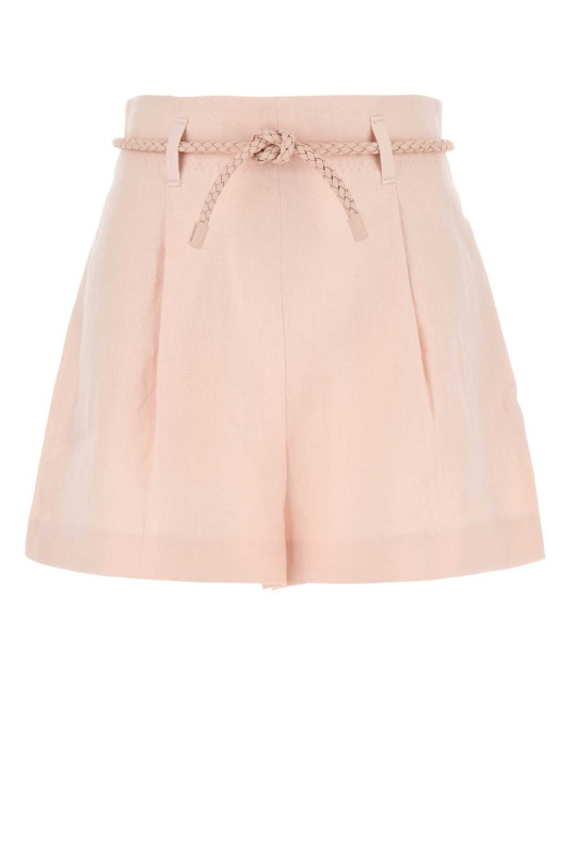 Пастельно-розовые льняные шорты Crush Pink ZIMMERMANN (2103AR251) Пастельно-розовые льняные шорты Crush Pink ZIMMERMANN (2103AR251)