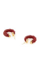 Tiziano red nappa leather and 925 silver Twist earrings BOTTEGA VENETA (732156VAHUA) Tiziano red nappa leather and 925 silver Twist earrings BOTTEGA VENETA (732156VAHUA)