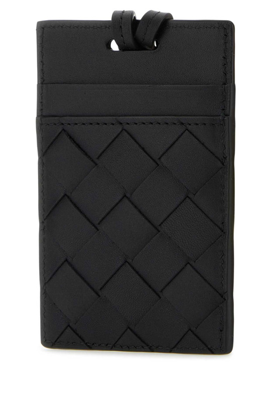 Black leather card holder BOTTEGA VENETA (755574VCPQ1) Black leather card holder BOTTEGA VENETA (755574VCPQ1)