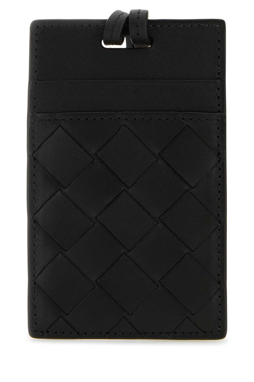 Black leather card holder BOTTEGA VENETA (755574VCPQ1) Black leather card holder BOTTEGA VENETA (755574VCPQ1)