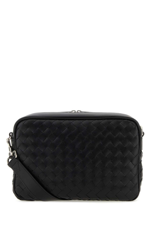 Black leather medium Camera crossbody bag BOTTEGA VENETA (755925V2HL1)