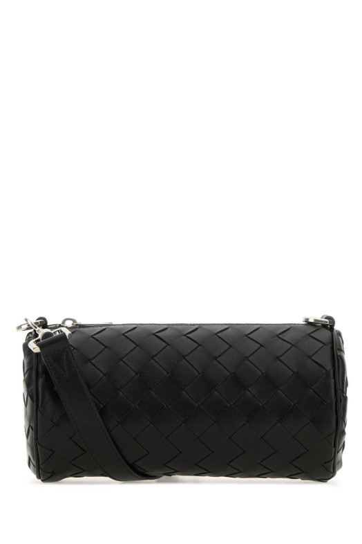 Black leather Barrel crossbody bag BOTTEGA VENETA (777391V2HL1)