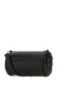Black leather Barrel crossbody bag BOTTEGA VENETA (777391V2HL1)