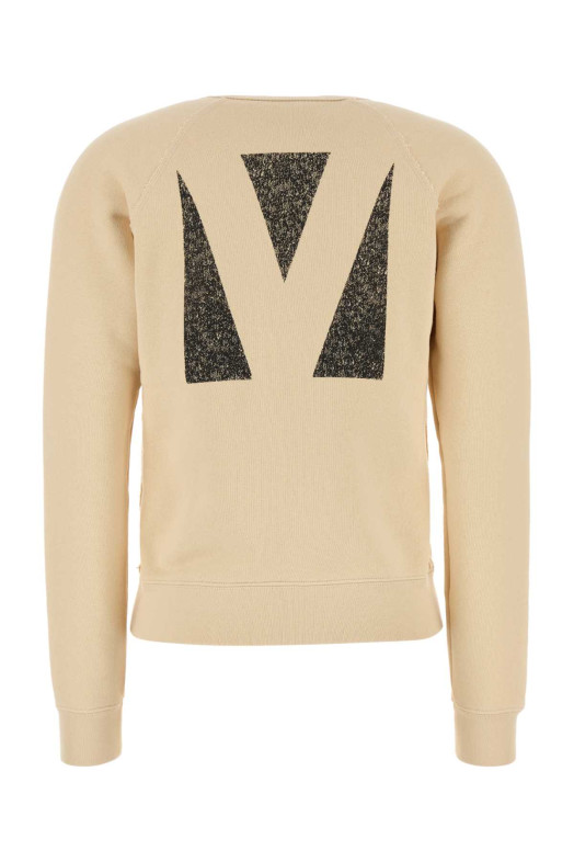 Cream cotton sweatshirt VALENTINO GARAVANI (7B3MF24S9HB)
