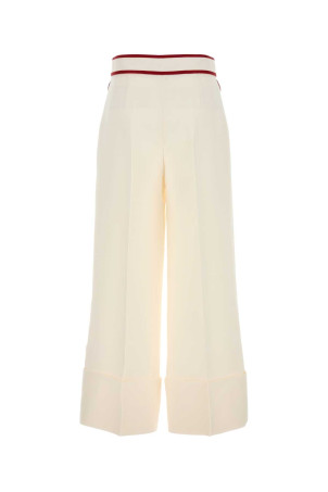 Ivory crepe pant VALENTINO GARAVANI (7B3RB6541CF) Ivory crepe pant VALENTINO GARAVANI (7B3RB6541CF)