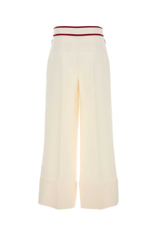 Ivory crepe pant VALENTINO GARAVANI (7B3RB6541CF)