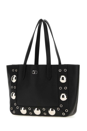 Black leather small Nellcôte shopping bag Black VALENTINO GARAVANI (7W2B0R88MJL) Black leather small Nellcôte shopping bag Black VALENTINO GARAVANI (7W2B0R88MJL)