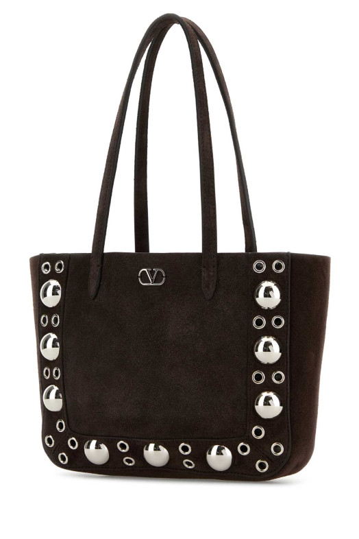 Brown suede Nellcôte shopping bag VALENTINO GARAVANI (7W2B0R89JET) Brown suede Nellcôte shopping bag VALENTINO GARAVANI (7W2B0R89JET)