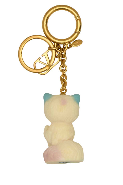 Multicolor metal and nylon Le Chat De La Maison keyring VALENTINO GARAVANI (7W2P0AR1VQY) Multicolor metal and nylon Le Chat De La Maison keyring VALENTINO GARAVANI (7W2P0AR1VQY)