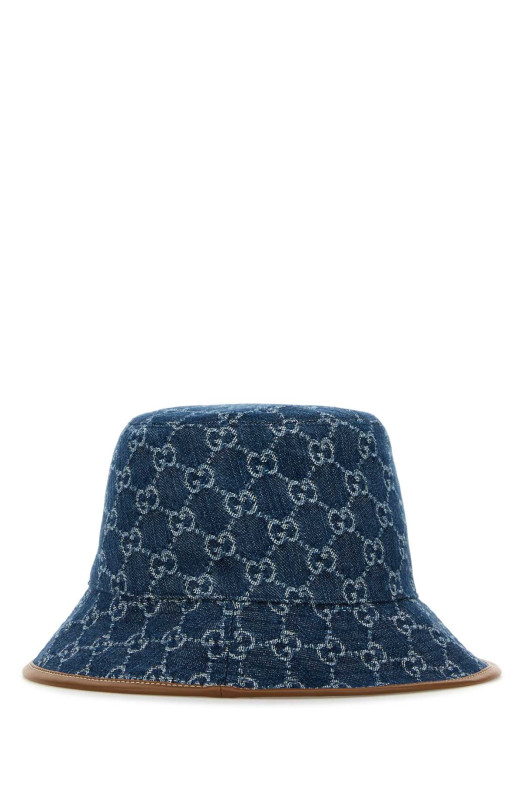 Embroidered denim bucket hat GUCCI (8165433HA7U) Embroidered denim bucket hat GUCCI (8165433HA7U)