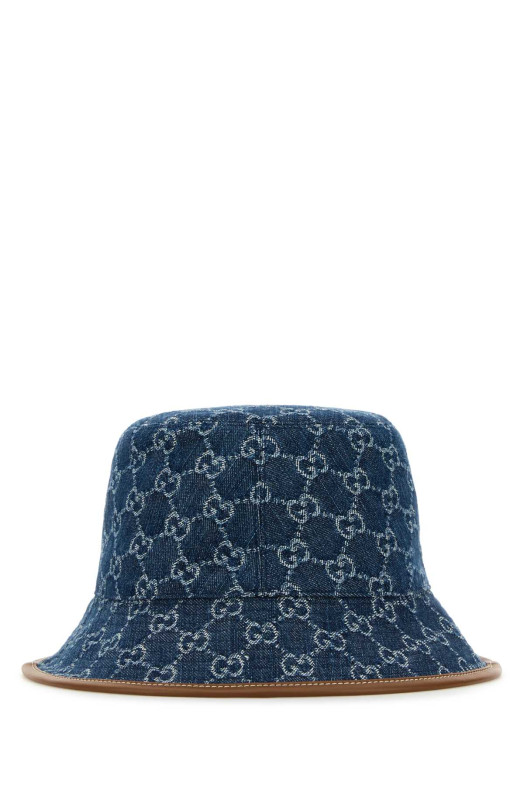 Embroidered denim bucket hat GUCCI (8165433HA7U) Embroidered denim bucket hat GUCCI (8165433HA7U)