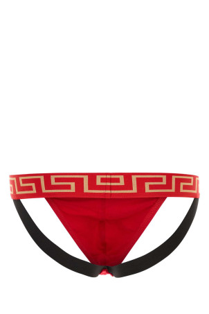 Красные эластичные хлопковые трусы VERSACE (AUU010171A10011) Красные эластичные хлопковые трусы VERSACE (AUU010171A10011)