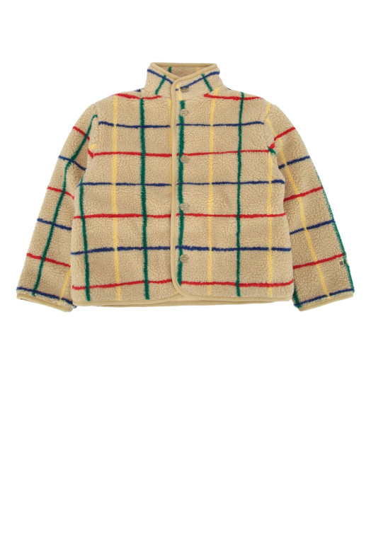 COLOR STRIPES SHEEPSKIN JACKET Beige BOBO CHOSES (B225AC120) COLOR STRIPES SHEEPSKIN JACKET Beige BOBO CHOSES (B225AC120)