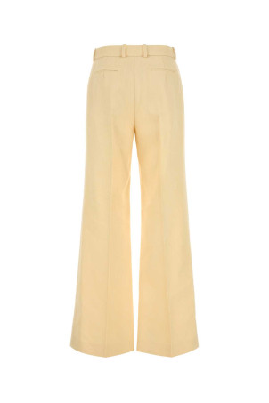 Cream canvas wide-leg pant CHLOE (CH25UPA15434) Cream canvas wide-leg pant CHLOE (CH25UPA15434)