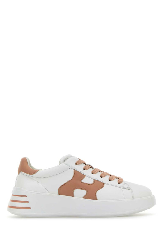 Белые кроссовки Hogan Rebel из кожи наппа HOGAN (HXW5640DN61UAI) HOGAN	 Белые кроссовки Hogan Rebel из кожи наппа HOGAN (HXW5640DN61UAI) HOGAN
