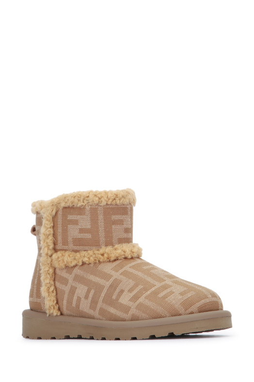 BOOTIE ТКАНЬ ЖАКАРД FF FENDI KIDS (JMR538AJZX) BOOTIE ТКАНЬ ЖАКАРД FF FENDI KIDS (JMR538AJZX)