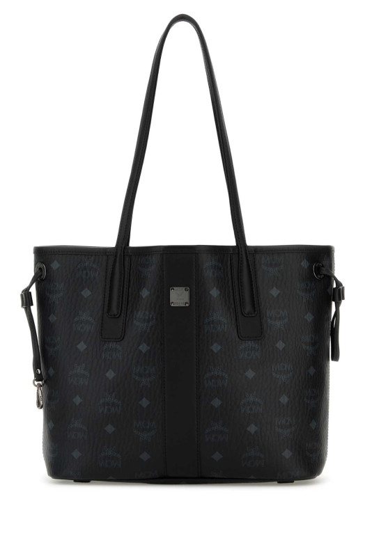Printed canvas Liz shopping bag Black and white MCM (MWPEALR06) Printed canvas Liz shopping bag Black and white MCM (MWPEALR06)