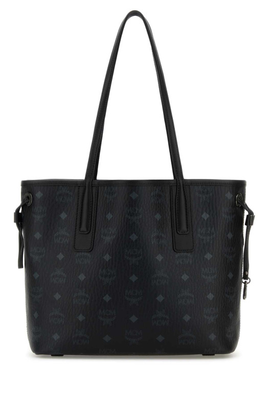Printed canvas Liz shopping bag Black and white MCM (MWPEALR06) Printed canvas Liz shopping bag Black and white MCM (MWPEALR06)