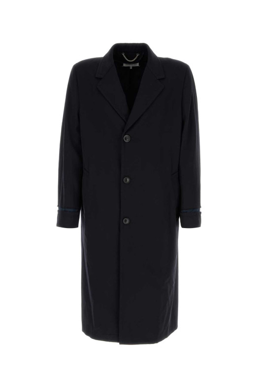 Midnight blue wool coat MAISON MARGIELA (S50AA0160M35514)
