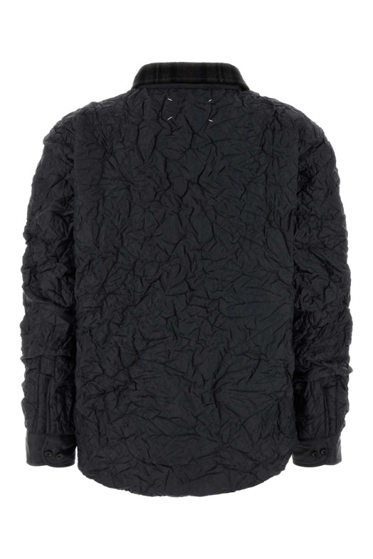 Midnight blue polyester reversibile jacket MAISON MARGIELA (S51DT0024MTN117) Midnight blue polyester reversibile jacket MAISON MARGIELA (S51DT0024MTN117)