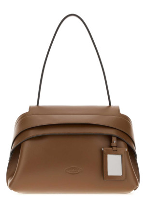 Карамельна шкіряна невелика сумка через плече Tod s Wave TOD'S (XBWWAVJ0200WPE) TOD'S Карамельна шкіряна невелика сумка через плече Tod s Wave TOD'S (XBWWAVJ0200WPE) TOD'S