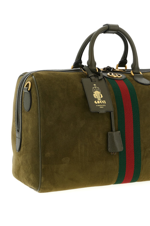 Medium 'Gucci Savoy' Duffel Bag Green Medium 'Gucci Savoy' Duffel Bag Green