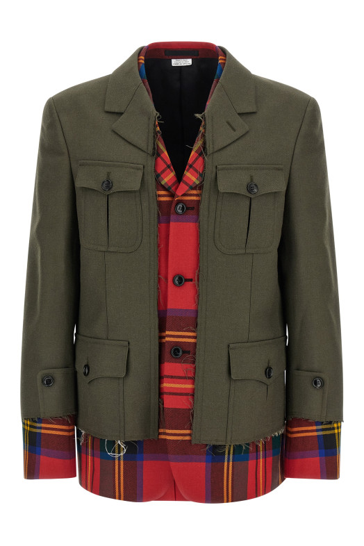 Куртка «Мультислойная» Многоцветная PPJ0081 Куртка «Мультислойная» Многоцветная PPJ0081