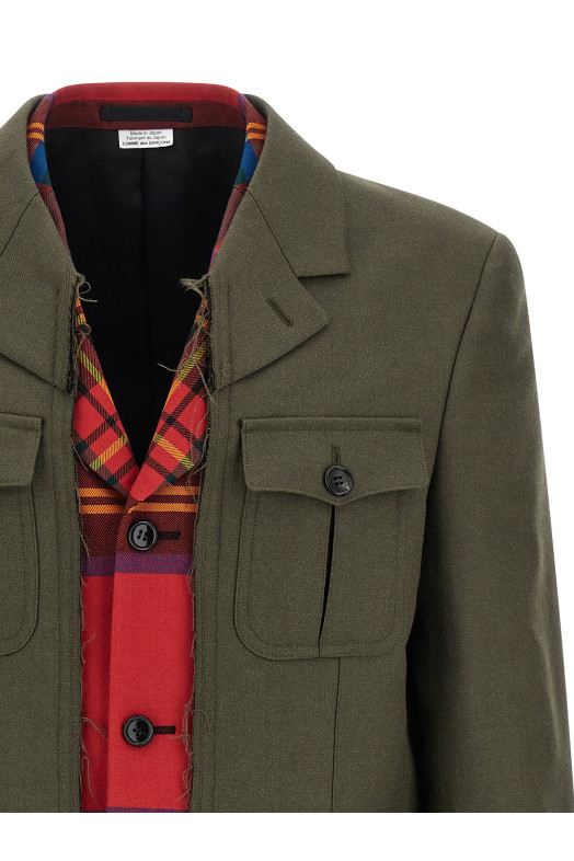 Куртка «Мультислойная» Многоцветная PPJ0081 Куртка «Мультислойная» Многоцветная PPJ0081