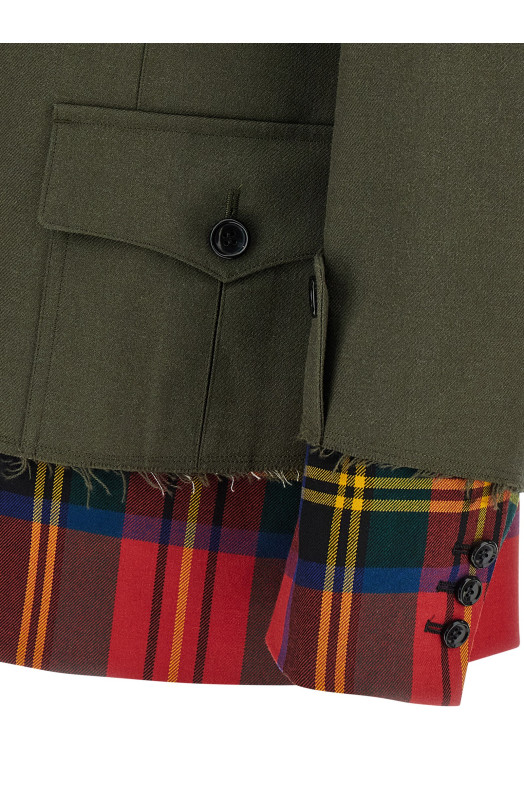 Куртка «Мультислойная» Многоцветная PPJ0081 Куртка «Мультислойная» Многоцветная PPJ0081