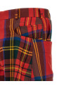 Tartan pants Red