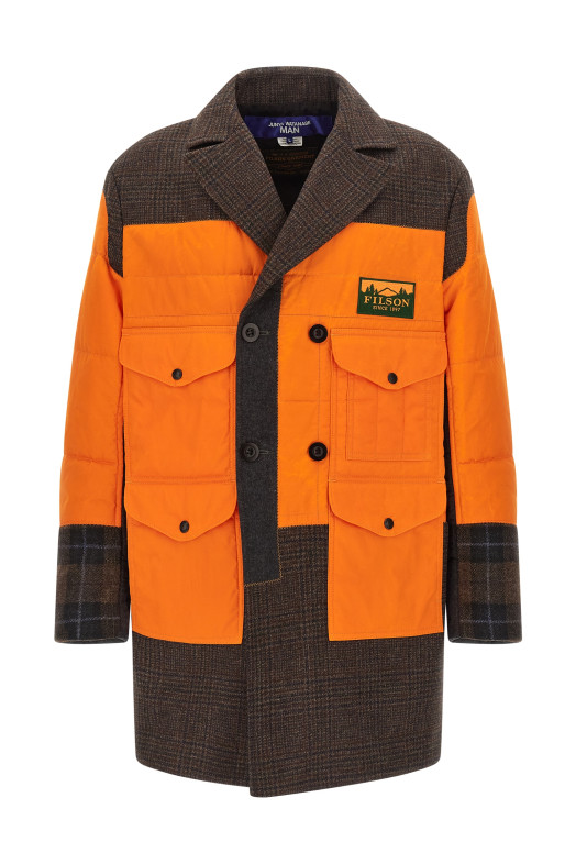 Пальто Filson x Junya Watanabe з клаптями, різнокольорове WPC0051