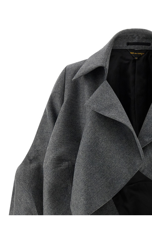 Деконструированный блейзер Серый COMME DES GARÇONS GPJ0081 Деконструированный блейзер Серый COMME DES GARÇONS GPJ0081