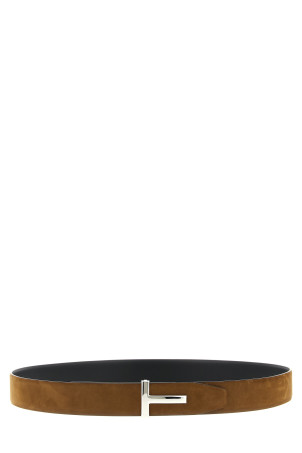 Двусторонний ремень коричневого цвета TOM FORD TB178LCL504S1B014 Двусторонний ремень коричневого цвета TOM FORD TB178LCL504S1B014