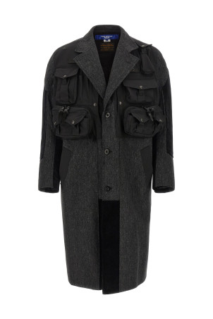 Пальто Filson x Junya Watanabe з клаптями Чорне WPC0071 Пальто Filson x Junya Watanabe з клаптями Чорне WPC0071