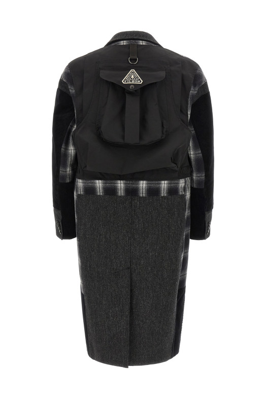 Пальто Filson x Junya Watanabe з клаптями Чорне WPC0071