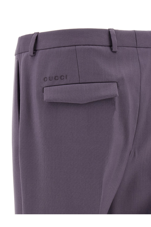 Tailored trousers Purple