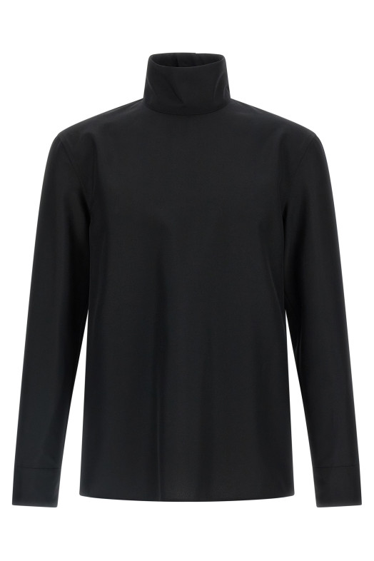 Technical Panama shirt Black