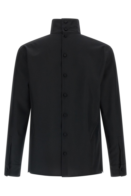Technical Panama shirt Black