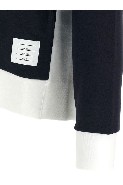 '4 Bar' insert hoodie Blue '4 Bar' insert hoodie Blue